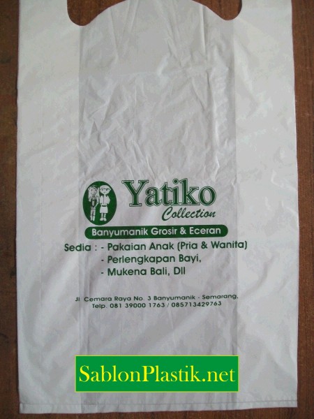 Sablon Plastik Kresek Banyu Manik pesanan Yatiko Collection