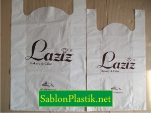 Sablon Plastik Kresek Batam pesanan Laziz Cake & Bakery