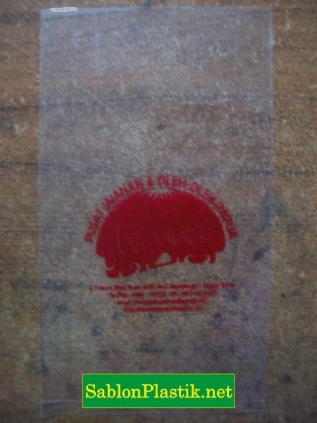 Sablon Plastik PP 0.1mm Papua pesanan Toko Honai
