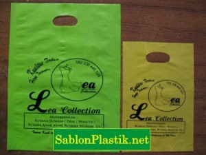 Sablon Plastik Plong Bondowoso pesanan Lea Collection