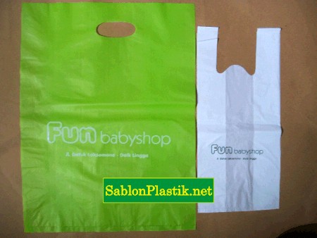 Sablon Plastik Plong Dan Kresek Fun Baby Shop di Daik Lingga Kepulauan Riau