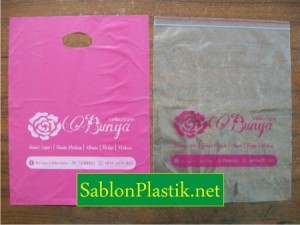 Sablon Plastik Plong & Klip Karawang pesanan Bunga Collection