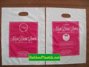 Sablon Plastik Plong Semarang pesanan Maxi Dress Lovers