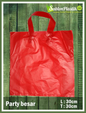 sablon plastik shopping bag