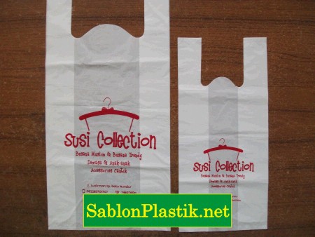 Sablon Plastik Kresek Karimun pesanan Susi Collection