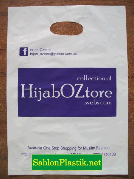 Sablon Plastik Plong Bogor pesanan Hijab Oztore